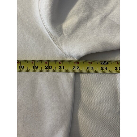 LIFE IS GOOD Women Cloud White Rainbow Heart Hoodie Large Sweatshirt Pullover - Picture 10 of 10